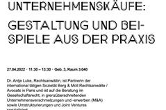 Gastvortrag Berg & Moll Rechtsanwälte